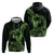 Green Hawaii Ikaika Warrior Zip Hoodie Hawaiian Power