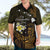 Personalised Hawaii King Kamehameha Day Hawaiian Shirt Plumeria With Kakau Pattern - Gold