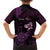 Personalised Hawaii King Kamehameha Day Family Matching Puletasi and Hawaiian Shirt Plumeria With Kakau Pattern - Purple