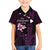 Personalised Hawaii King Kamehameha Day Family Matching Puletasi and Hawaiian Shirt Plumeria With Kakau Pattern - Purple