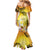 Polynesia Easter Day Mermaid Dress He Is Risen Lilium Longiflorum Polynesian Pattern