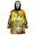 Polynesia Easter Day Wearable Blanket Hoodie He Is Risen Lilium Longiflorum Polynesian Pattern