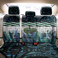 Turquoise Traditional Cloak Aotearoa Back Car Seat Cover Maori Paua Shell Korowai Pattern LT14 - Polynesian Pride