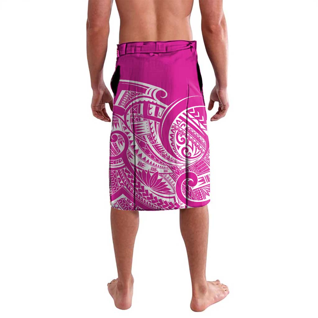 Personalised Polynesia Breast Cancer Awareness Lavalava Think Pink Ribbon Polynesian Butterflies LT14 - Polynesian Pride