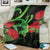 New Zealand Gecko Blanket Aotearoa Maori With Pohutukawa Flowers