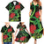 New Zealand Gecko Family Matching Summer Maxi Dress and Hawaiian Shirt Aotearoa Maori With Pohutukawa Flowers