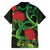 New Zealand Gecko Hawaiian Shirt Aotearoa Maori With Pohutukawa Flowers