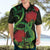 New Zealand Gecko Hawaiian Shirt Aotearoa Maori With Pohutukawa Flowers