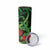 New Zealand Gecko Skinny Tumbler Aotearoa Maori With Pohutukawa Flowers