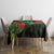 New Zealand Gecko Tablecloth Aotearoa Maori With Pohutukawa Flowers