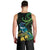 New Zealand Tui Bird Men Tank Top Aotearoa Maori With Kowhai Flowers