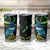 New Zealand Tui Bird Tumbler Cup Aotearoa Maori With Kowhai Flowers