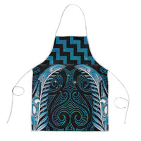 Blue Matariki New Zealand Apron Maori Poutama Galaxy Vibes LT14 Blue - Polynesian Pride