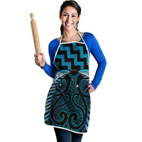 Blue Matariki New Zealand Apron Maori Poutama Galaxy Vibes LT14 - Polynesian Pride