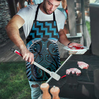 Blue Matariki New Zealand Apron Maori Poutama Galaxy Vibes LT14 - Polynesian Pride