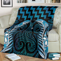 Blue Matariki New Zealand Blanket Maori Poutama Galaxy Vibes LT14 - Polynesian Pride