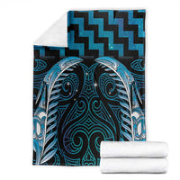 Blue Matariki New Zealand Blanket Maori Poutama Galaxy Vibes LT14 - Polynesian Pride