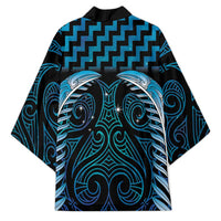 Blue Matariki New Zealand Kimono Maori Poutama Galaxy Vibes LT14 - Polynesian Pride