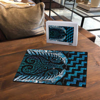 Blue Matariki New Zealand Puzzle Maori Poutama Galaxy Vibes LT14 - Polynesian Pride