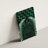 Green Matariki New Zealand Canvas Wall Art Maori Poutama Galaxy Vibes LT14 - Polynesian Pride