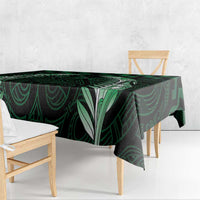 Green Matariki New Zealand Tablecloth Maori Poutama Galaxy Vibes LT14 - Polynesian Pride