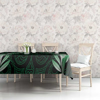 Green Matariki New Zealand Tablecloth Maori Poutama Galaxy Vibes LT14 - Polynesian Pride