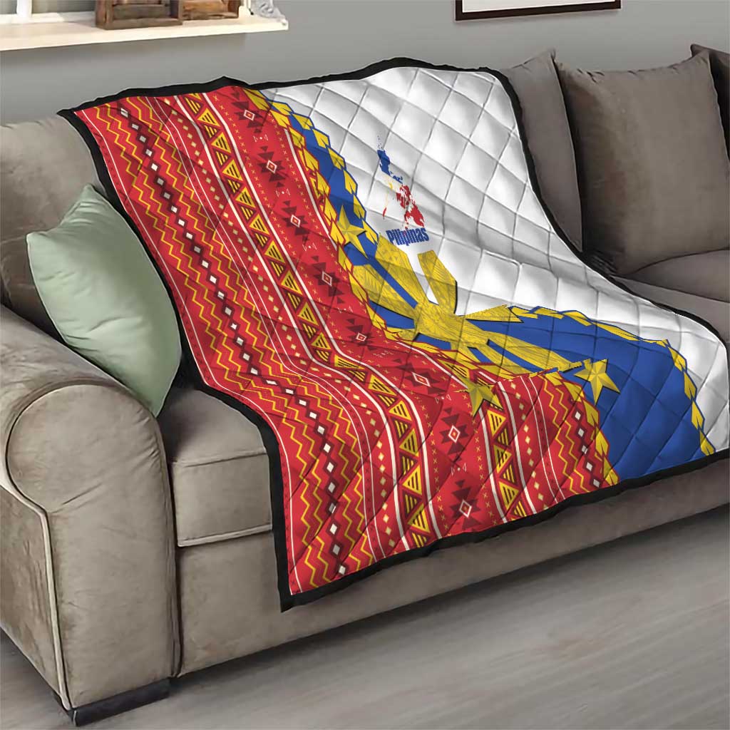 Philippines Independence Day Quilt Pilipinas Sun Stars Igorot Pattern LT14 - Polynesian Pride