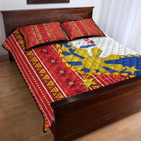 Philippines Independence Day Quilt Bed Set Pilipinas Sun Stars Igorot Pattern LT14 - Polynesian Pride
