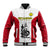 New Caledonia Football Baseball Jacket Polynesian Pattern Sporty Style LT14 Unisex Red - Polynesian Pride