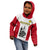 New Caledonia Football Kid Hoodie Polynesian Pattern Sporty Style LT14 - Polynesian Pride