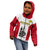 New Caledonia Football Kid Hoodie Polynesian Pattern Sporty Style LT14 - Polynesian Pride