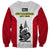 New Caledonia Football Sweatshirt Polynesian Pattern Sporty Style LT14 - Polynesian Pride