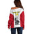 Personalised New Caledonia Football Off Shoulder Sweater Polynesian Pattern Sporty Style LT14 - Polynesian Pride