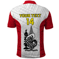 Custom New Caledonia Football Polo Shirt Polynesian Pattern Sporty Style LT14 - Polynesian Pride