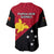 Papua New Guinea Football Baseball Jersey Go PNG Polynesian Pattern Sporty Style LT14 - Polynesian Pride