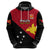 Papua New Guinea Football Hoodie Go PNG Polynesian Pattern Sporty Style LT14 - Polynesian Pride