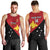 Personalised Papua New Guinea Football Men Tank Top Go PNG Polynesian Pattern Sporty Style LT14 - Polynesian Pride