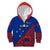 Samoa Football Kid Hoodie Samoan Coat Of Arm Polynesian Sporty Style LT14 Zip Hoodie Blue - Polynesian Pride