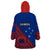 Samoa Football Wearable Blanket Hoodie Samoan Coat Of Arm Polynesian Sporty Style LT14 - Polynesian Pride