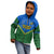 Personalised Solomon Islands Football Kid Hoodie Polynesian Pattern Sporty Style LT14 - Polynesian Pride