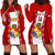 Personalised Tonga Football Hoodie Dress Tongan Ngatu Pattern Sporty Style LT14 - Polynesian Pride