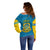 Tuvalu Islands Football Off Shoulder Sweater Polynesian Pattern Sporty Style LT14 - Polynesian Pride