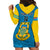 Personalised Tuvalu Islands Football Hoodie Dress Polynesian Pattern Sporty Style LT14 - Polynesian Pride