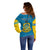 Personalised Tuvalu Islands Football Off Shoulder Sweater Polynesian Pattern Sporty Style LT14 - Polynesian Pride