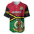 Vanuatu Football Baseball Jersey Vanuatuan Coat Of Arm Polynesian Flag Style LT14 Red - Polynesian Pride