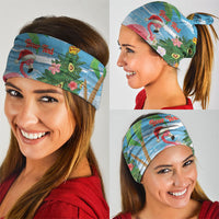 Flamingo Hawaii Summer Christmas Personalized Neck Gaiter Mele Kalikimaka Beachy Vibes LT14 - Polynesian Pride