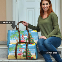 Flamingo Hawaii Summer Christmas Personalized Travel Bag Mele Kalikimaka Beachy Vibes LT14 - Polynesian Pride