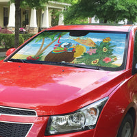 Chilling Parrot Hawaii Summer Christmas Personalized Auto Sun Shade It's 5 O'Clock Somewhere Beachy Vibes LT14 - Polynesian Pride