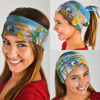 Chilling Parrot Hawaii Summer Christmas Personalized Neck Gaiter It's 5 O'Clock Somewhere Beachy Vibes LT14 - Polynesian Pride