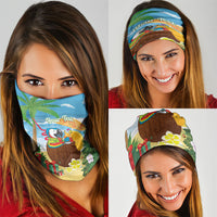 Chilling Parrot Hawaii Summer Christmas Personalized Neck Gaiter It's 5 O'Clock Somewhere Beachy Vibes LT14 - Polynesian Pride